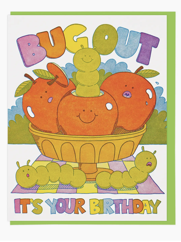 Bug Out Birthday Card