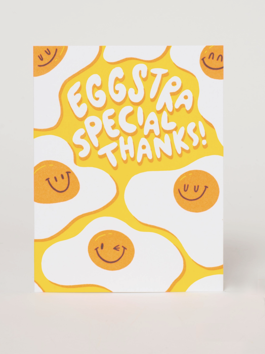 Eggstra Special Thanks Card