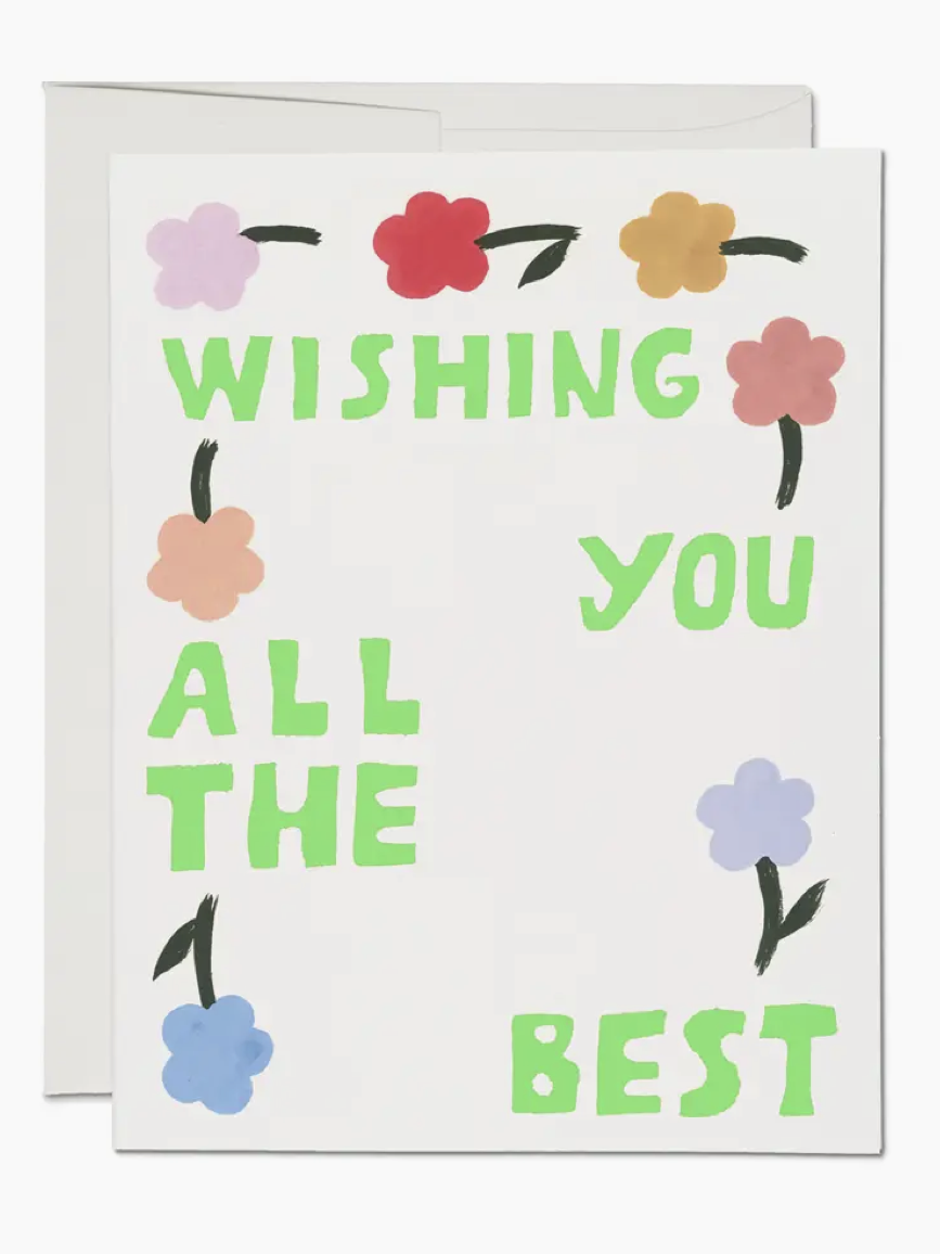 Flipping Flowers Encouragement Card