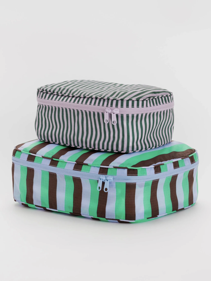 Vacation Stripe Mix Packing Cubes