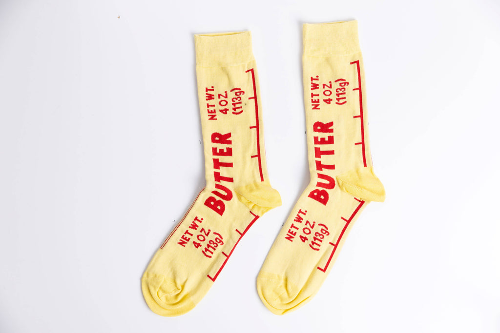 Butter  Large Crew Socks