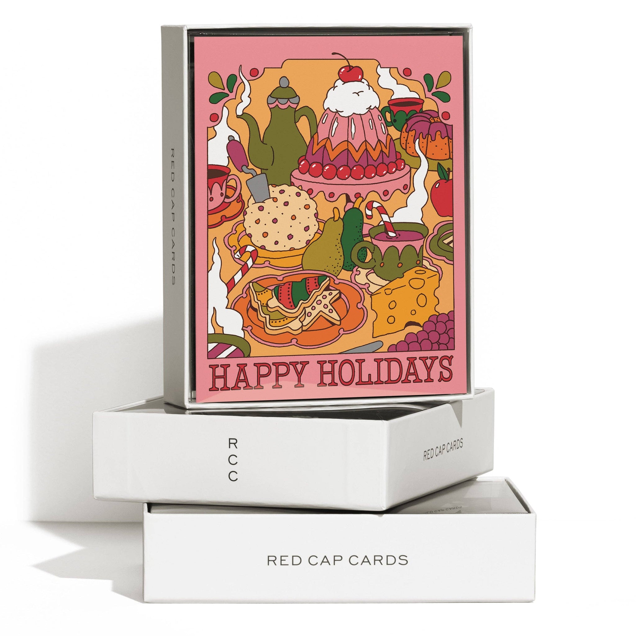 Happy Holidays Feast Card Set