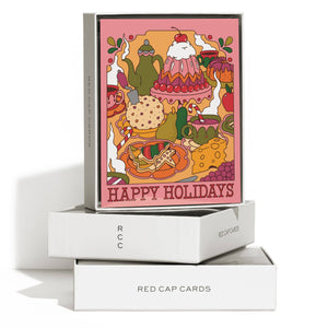 Happy Holidays Feast Card Set