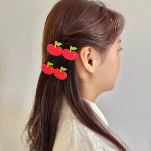 Apples Alligator Hair Clip