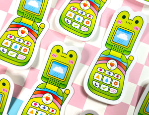 Froggy Phone Sticker