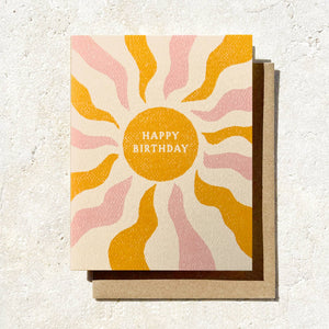 Boho Sun Birthday Card