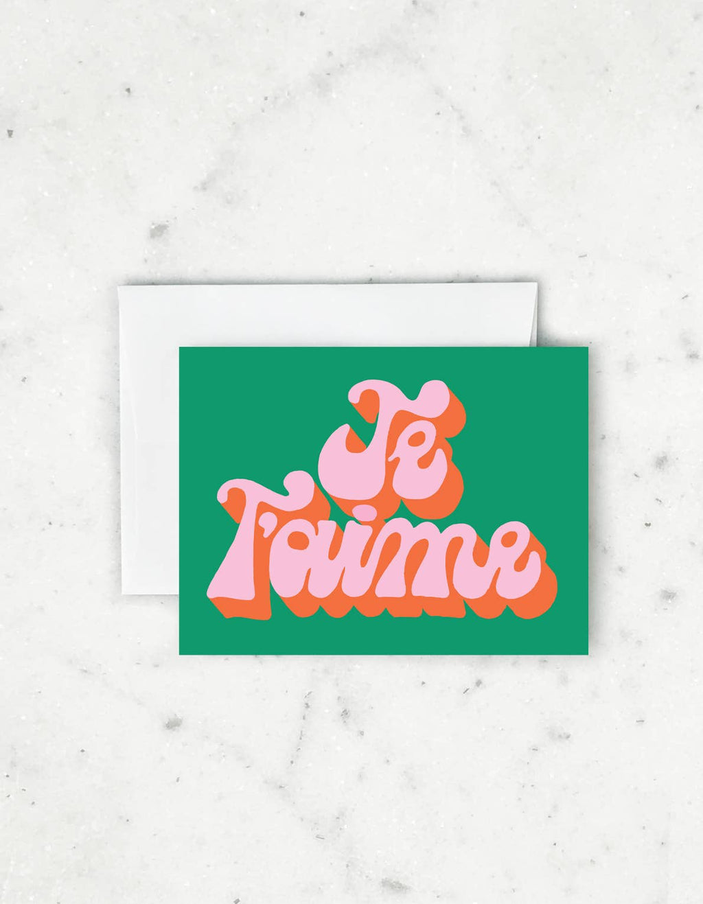 Je T'aime Greeting Card