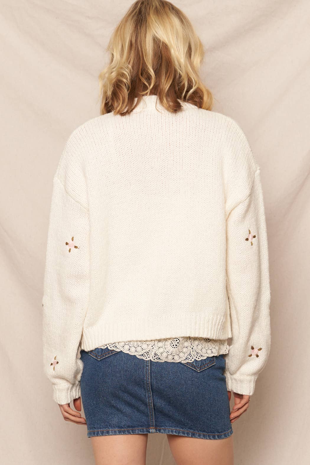 Embroidered Cardigan