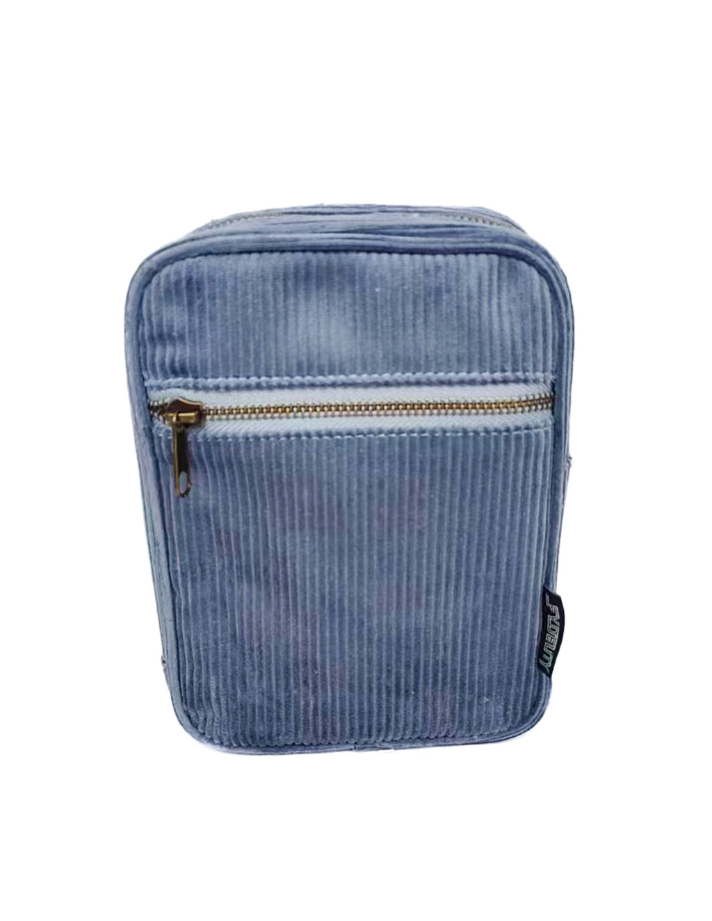 Crossbody Sling Bag Corduroy Blue