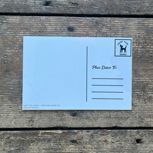 Greetings From Portland, Maine Lobster Postcard