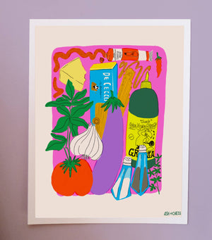Tomato Sauce Art Print