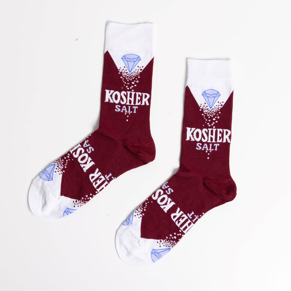 Kosher Salt  Large Crew Socks