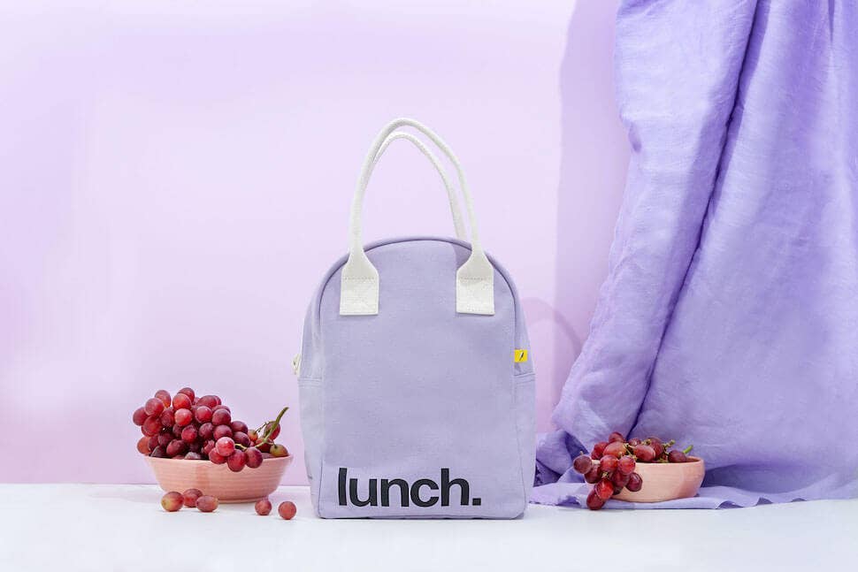 Zipper Lunch Bag Lavender