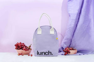 Zipper Lunch Bag Lavender
