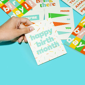 Happy Birth-Month Birthday Greeting Card