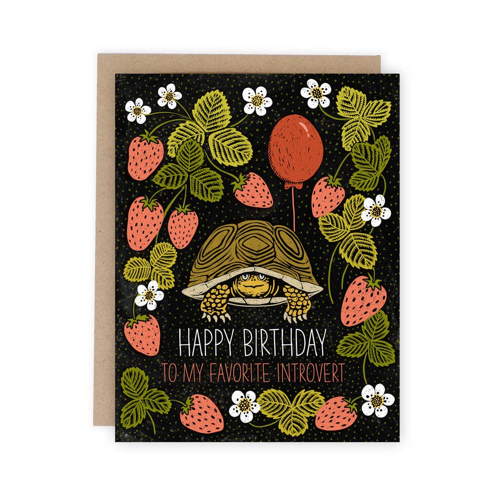 Favorite Introvert Birthday Card