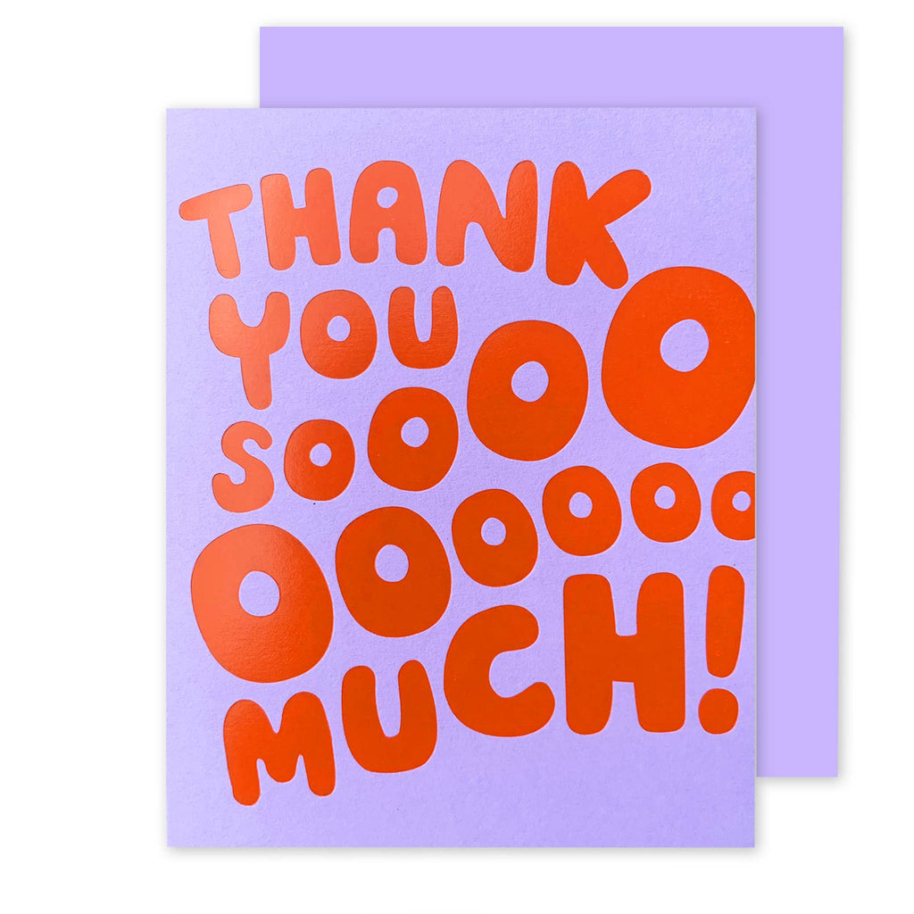 Thank You Sooo Much Thank You Card Set