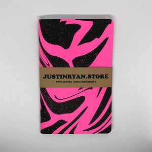 Neon Marble Pocket Notebook