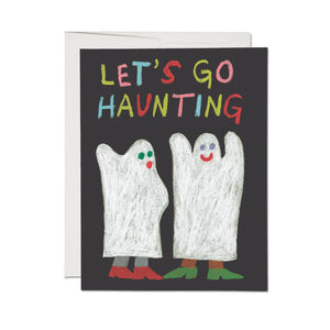 Let's Go Haunting Card