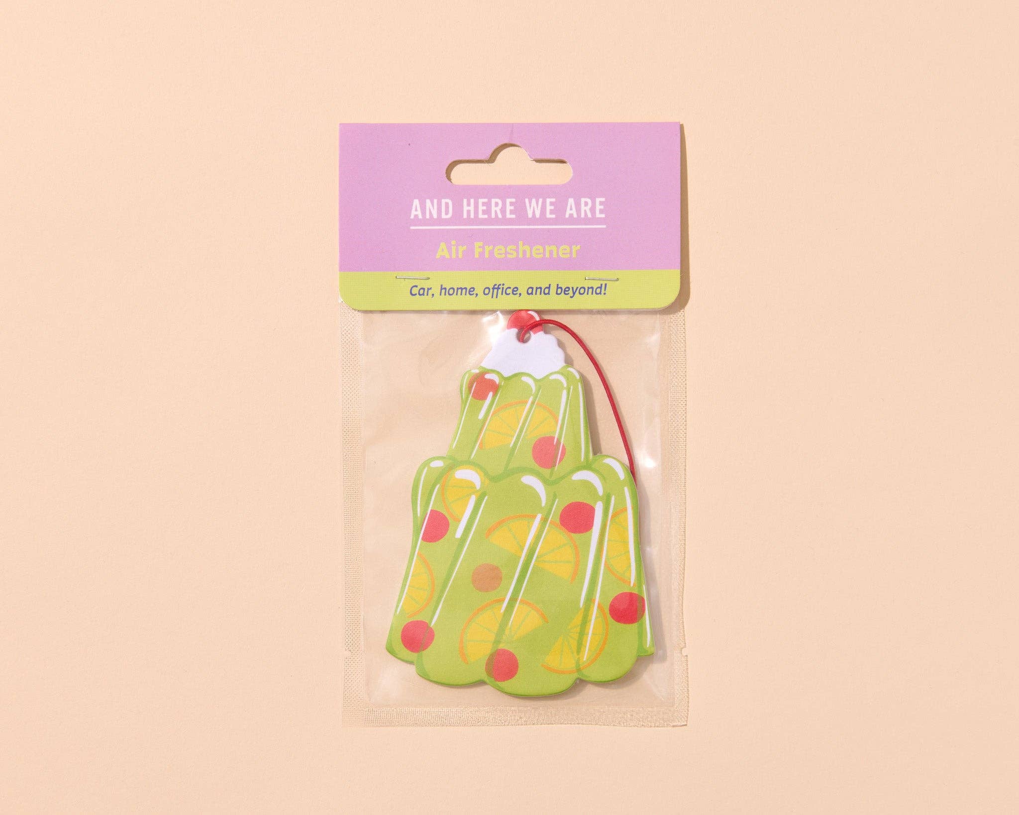 Jello Mold Air Freshener Fruit Cocktail Scent