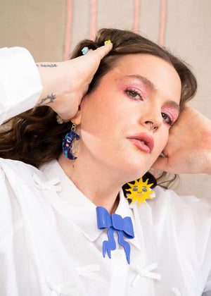 Astro Sun + Moon Statement Earrings