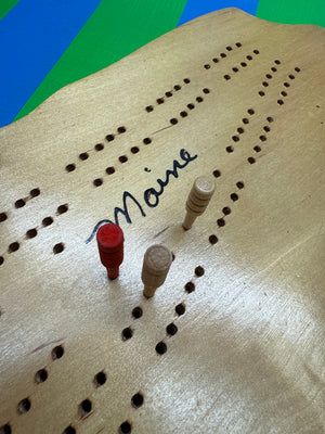 Maine Cribbage Board
