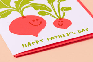 Rad Dad Radish Father's Day Card