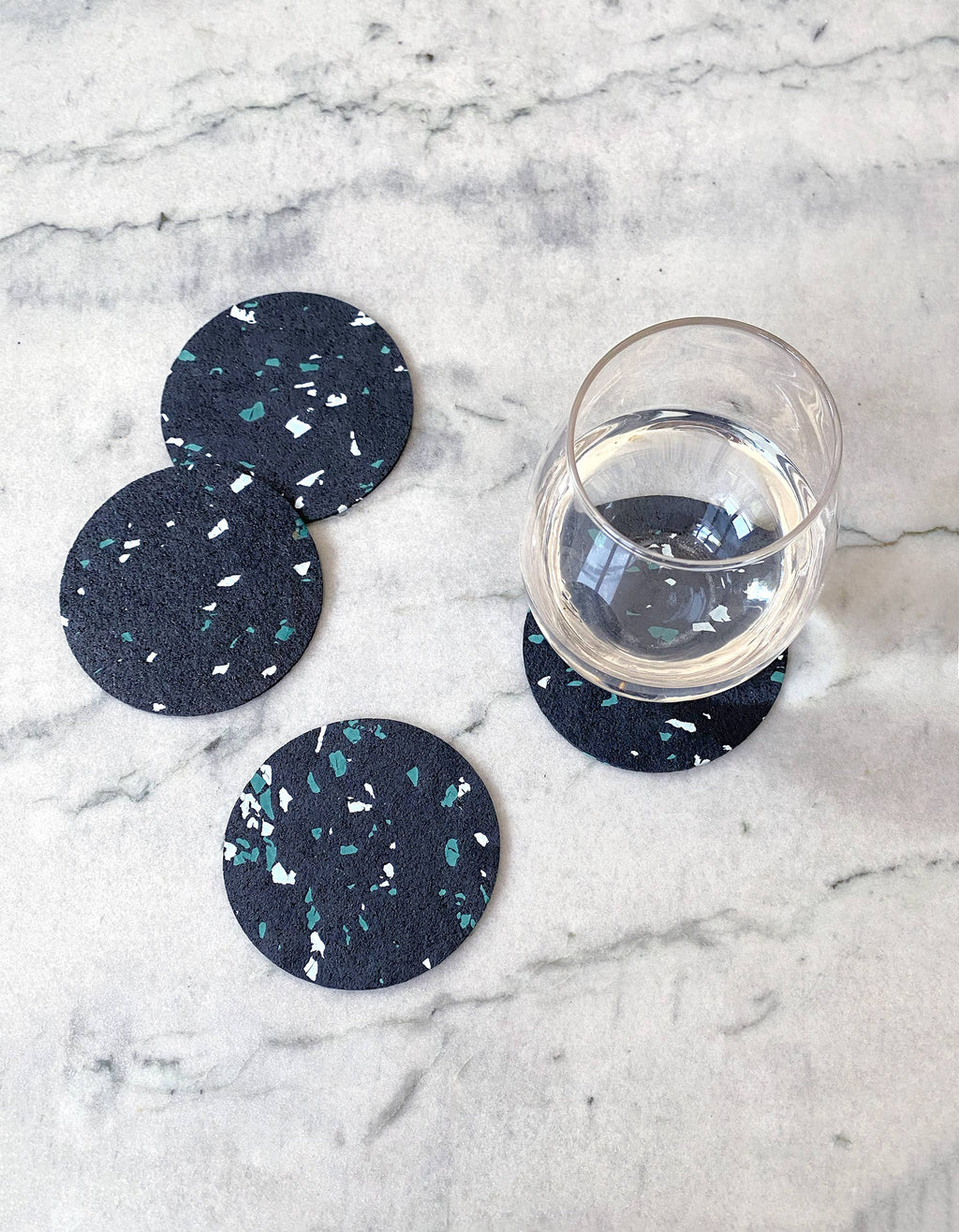 Coaster Set, Black