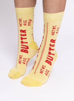 Butter  Large Crew Socks