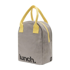Zipper Lunch Bag Grey / Yellow
