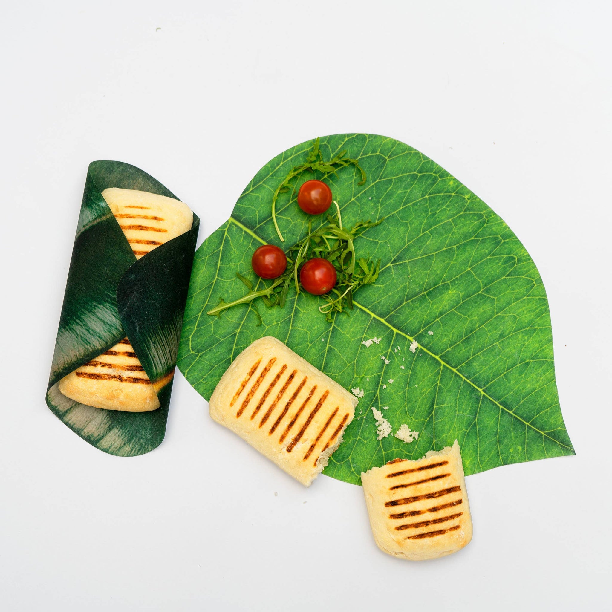 Leaf Shaped Beeswax Food Wraps - Set of Three