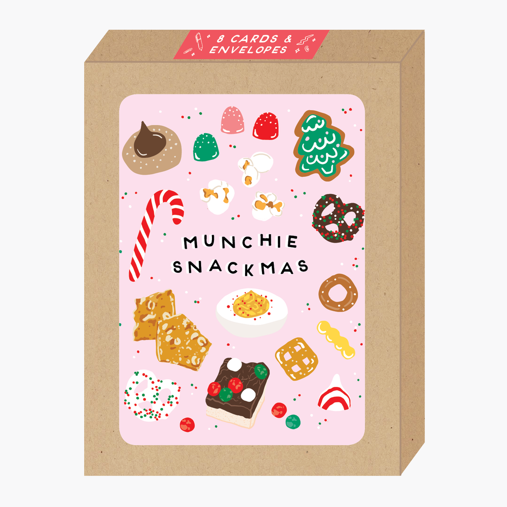 Boxed Snackmas Holiday Card