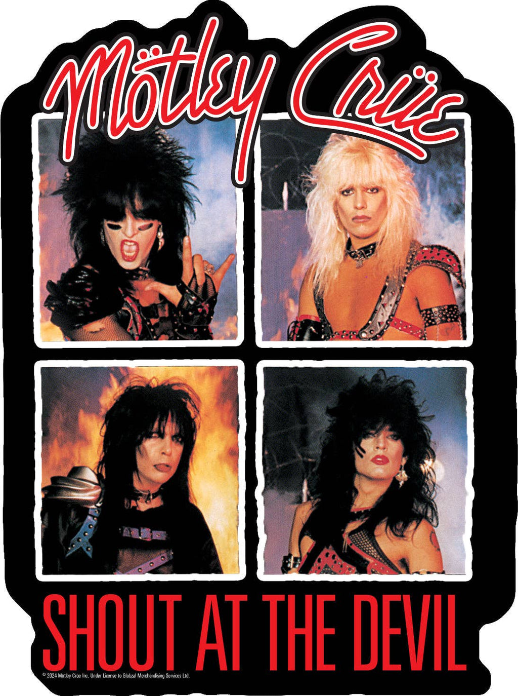 Motley Crue Shout at the Devil Magnet