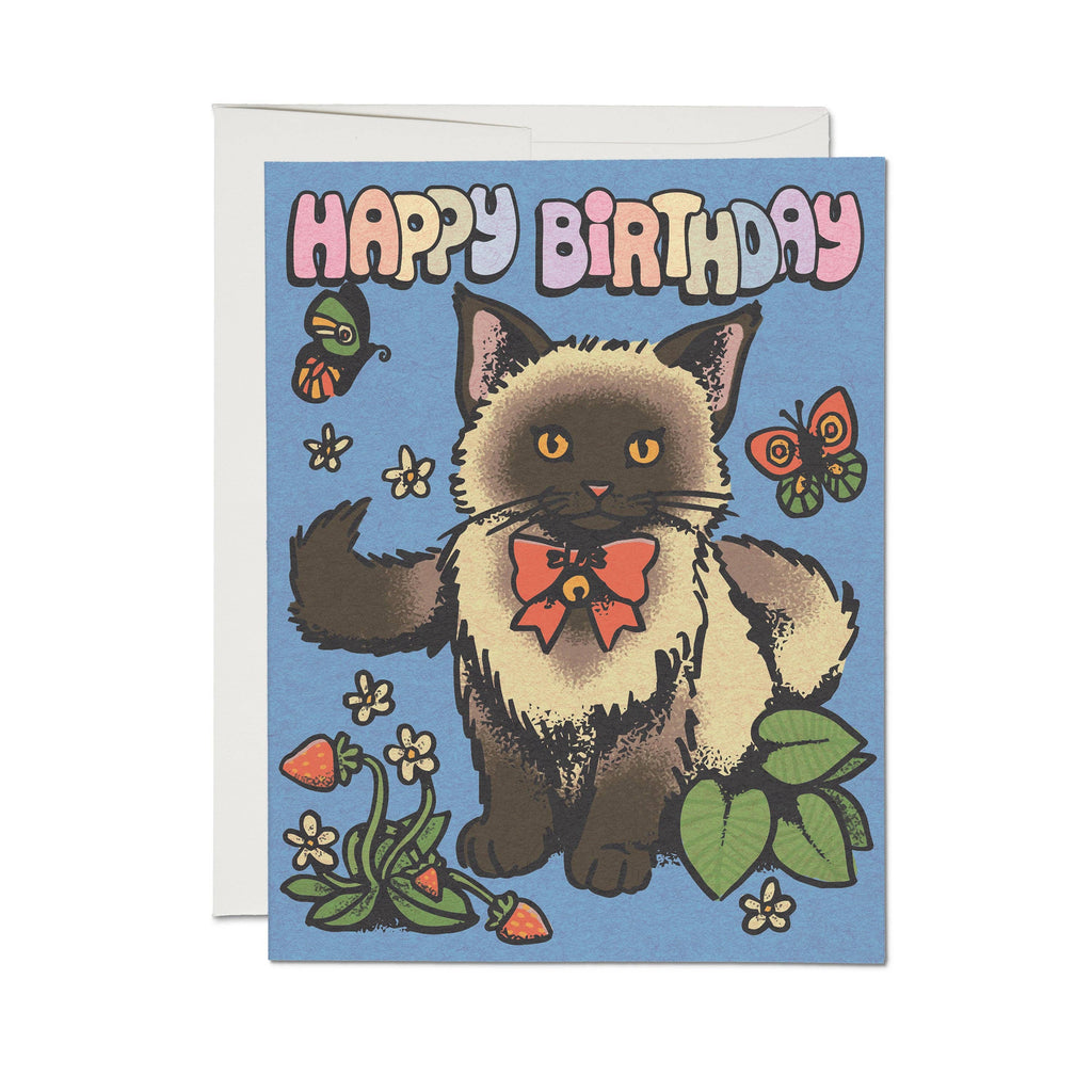 Siamese Birthday Card