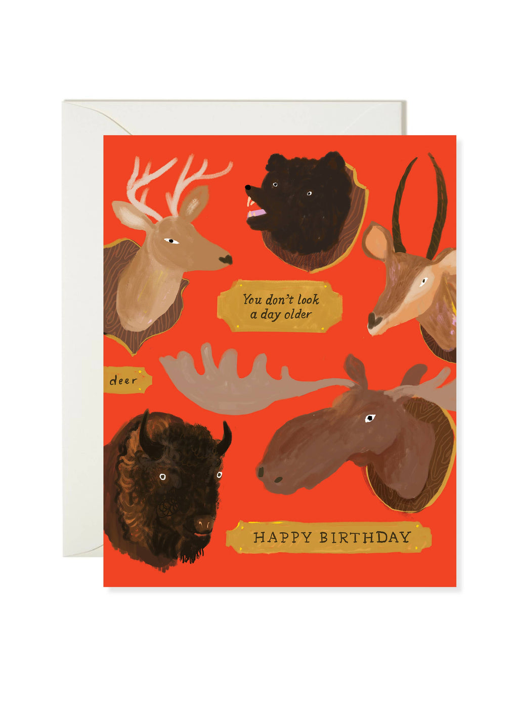 Taxidermy Birthday Card