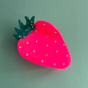 NEON STRAWBERRY   - Hair Claw