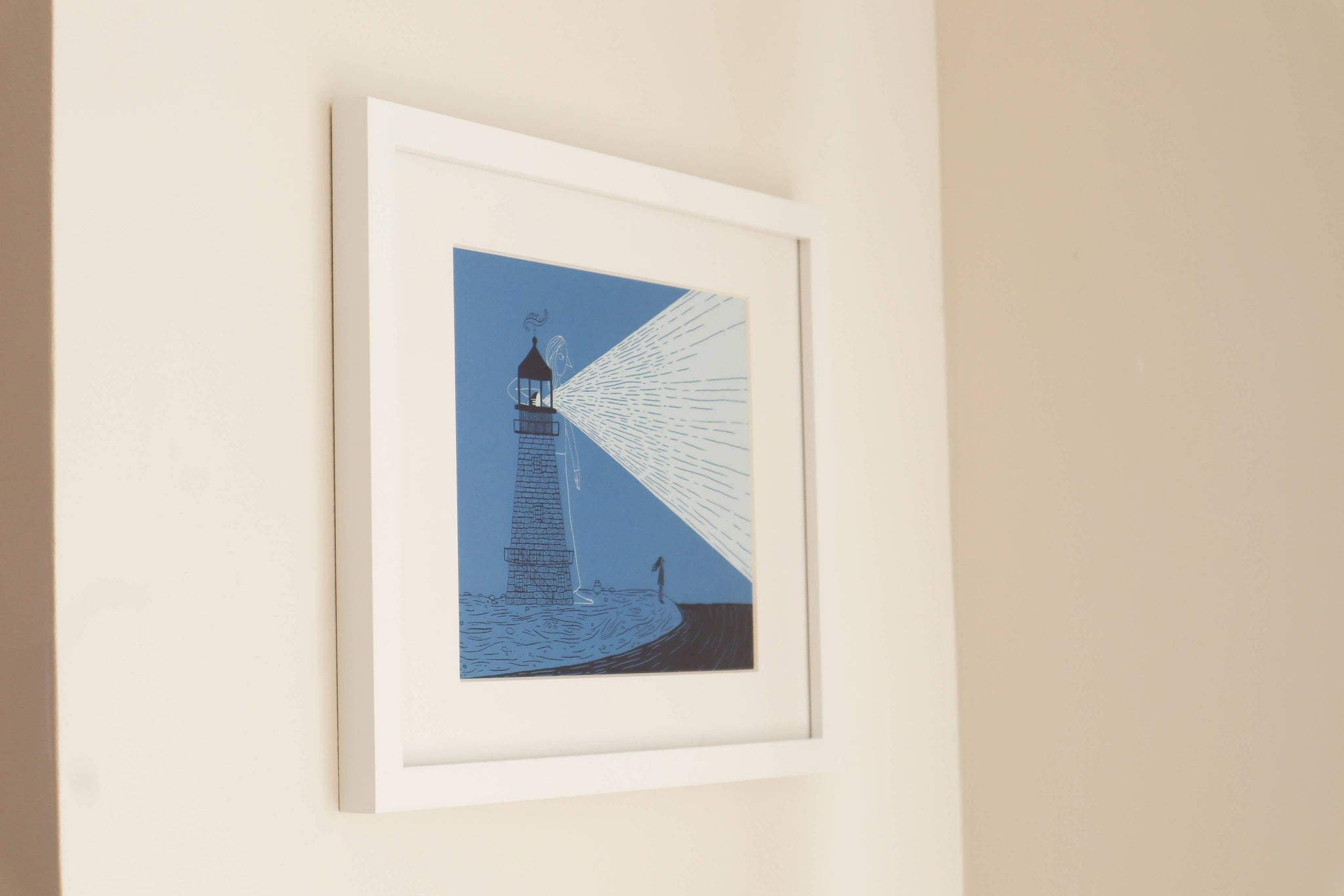 Becoming a Lighthouse Screen-Print