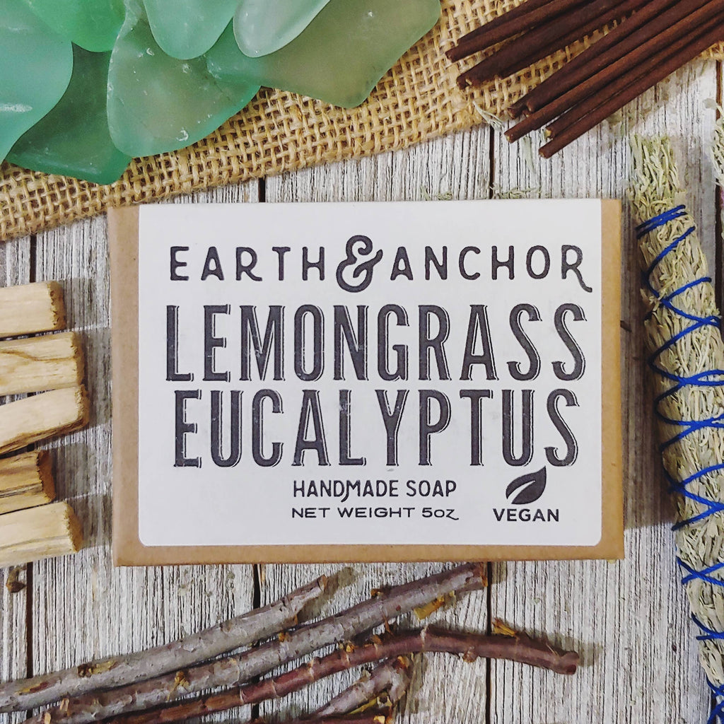 Lemongrass Eucalyptus Handcrafted Vegan Soap