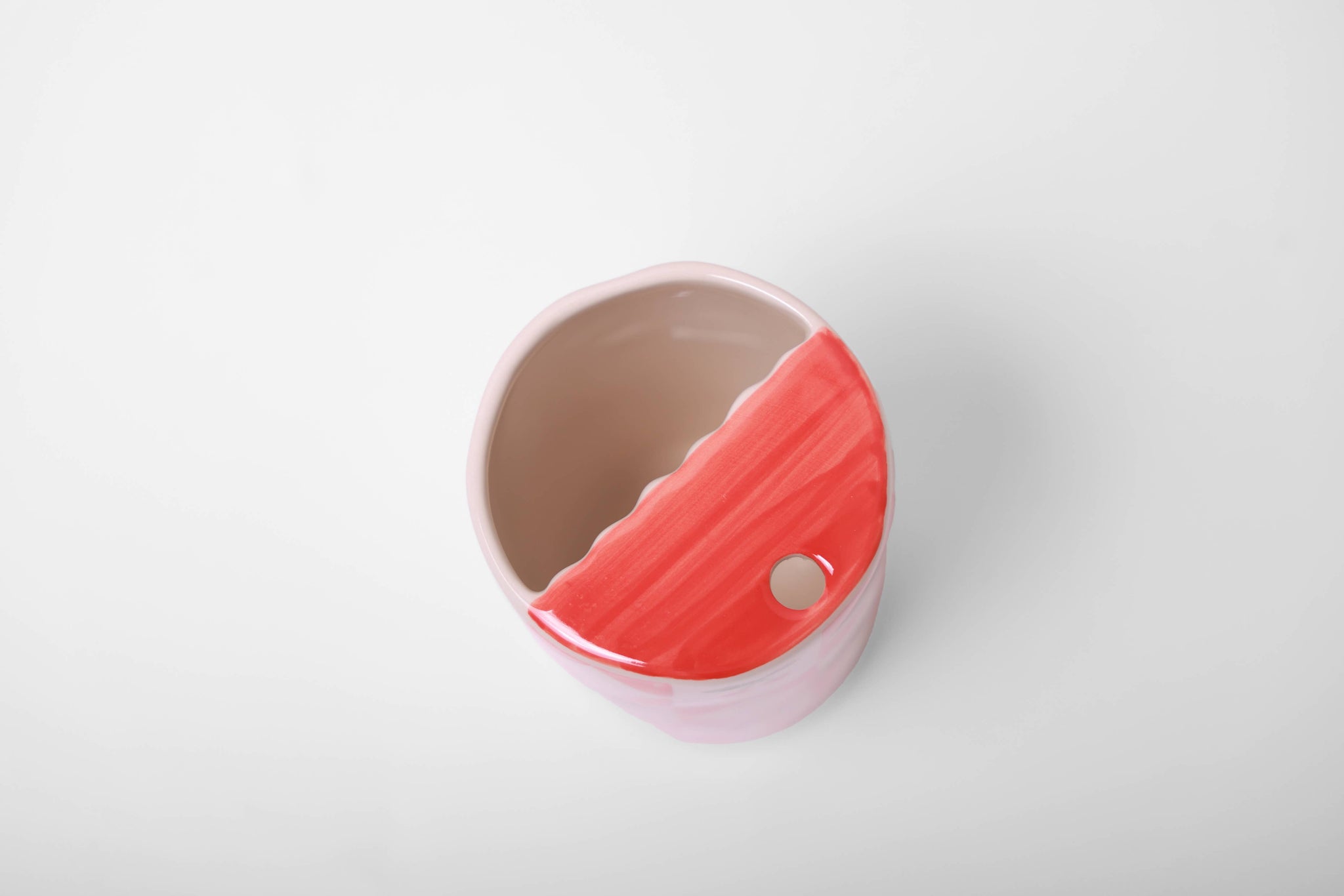 Cherry Ceramic Travel Coffee Tumbler