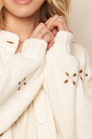 Embroidered Cardigan