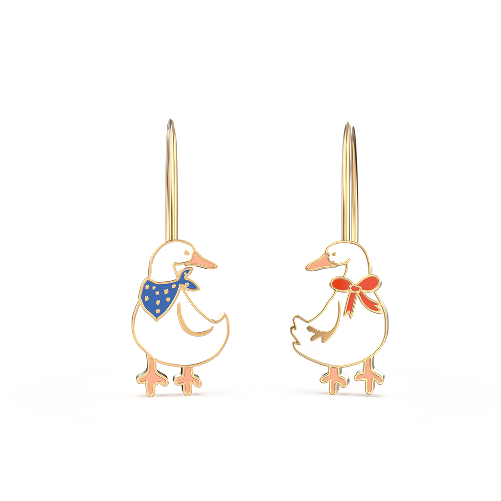 Duck Earrings