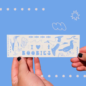 "I Heart Boobies" Bumper Sticker