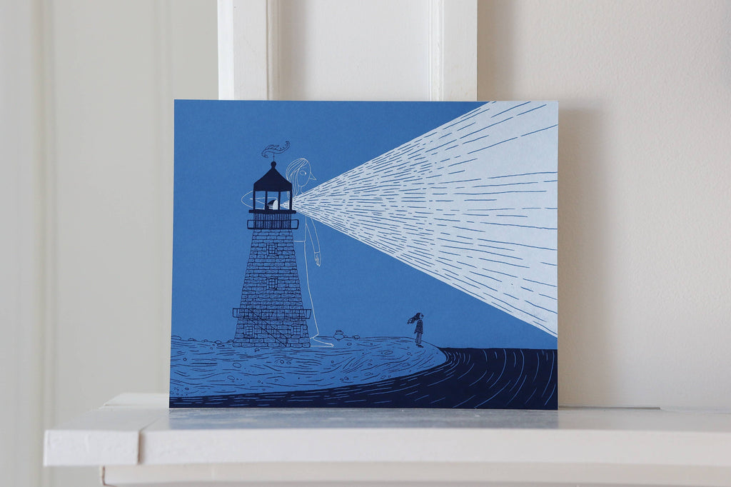 Becoming a Lighthouse Screen-Print