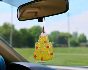 Jello Mold Air Freshener Fruit Cocktail Scent
