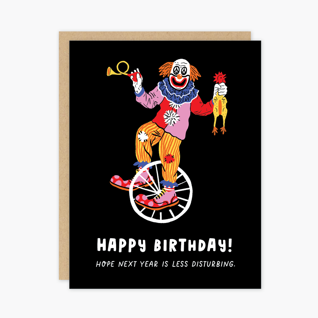 Birthday Disturbing Clown