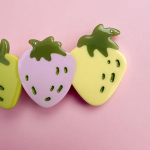 Summer Strawberries Hair Alligator Clip