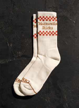 Mozzarella Sticks Socks Fun Comfy Crew Socks