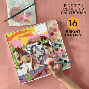 Paint By Numbers Wild Horses