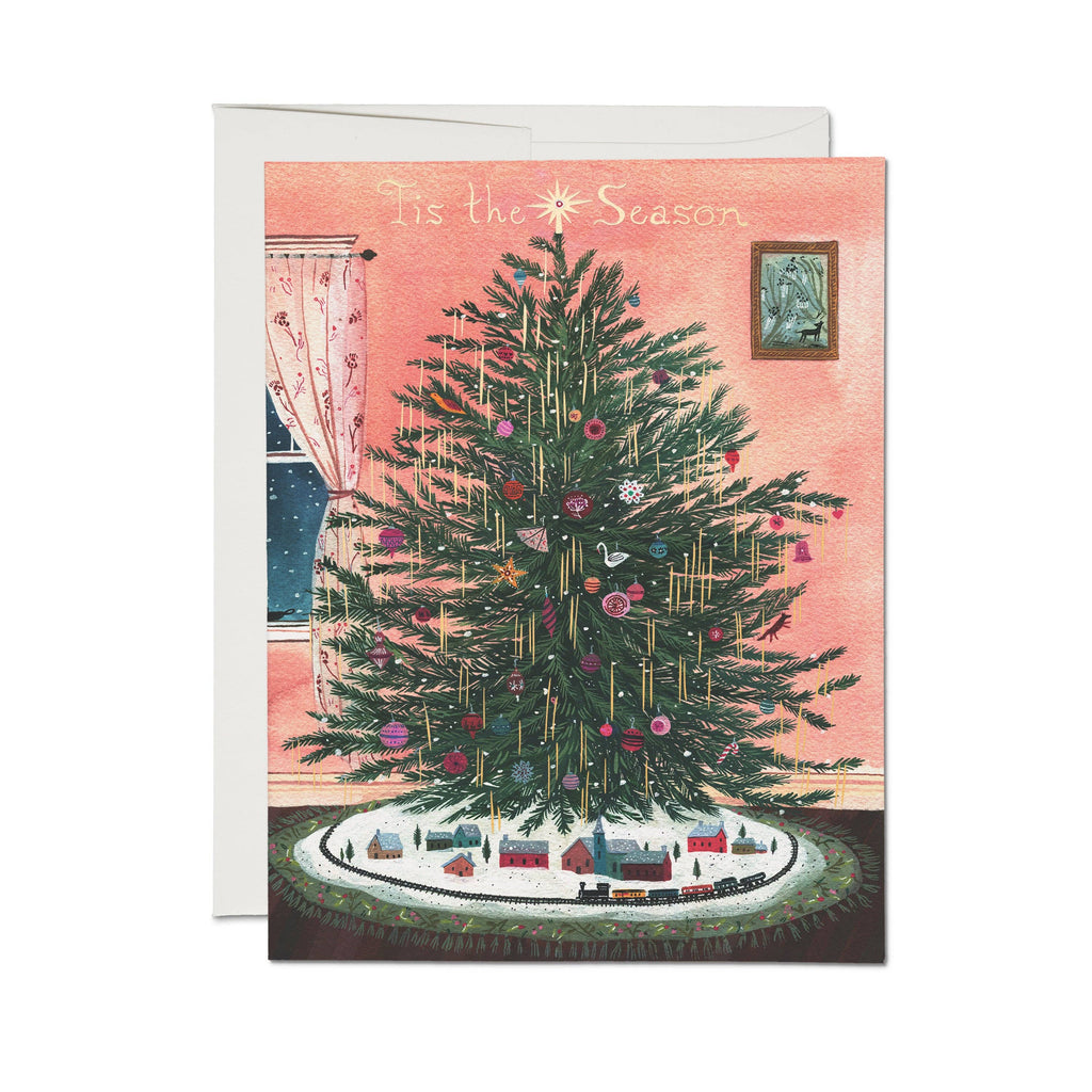 Tinsel Tree Card Set