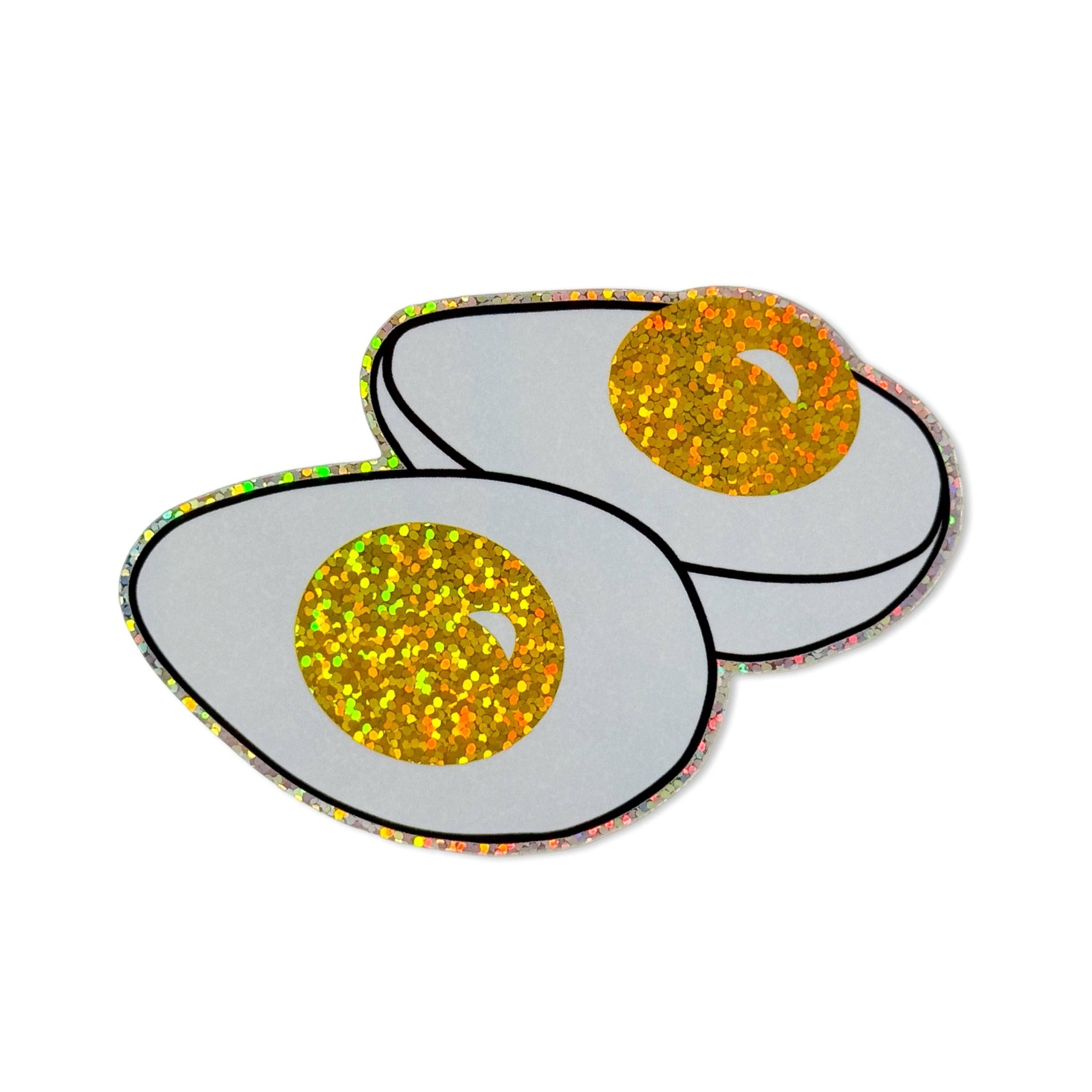 Glitter Eggs Sticker